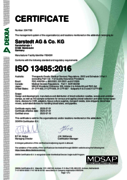 SARSTEDT ISO 13485 MDSAP